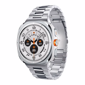 Spigen Modern Fit Band metalinis dirželis Samsung Galaxy Watch Ultra 47 mm, sidabrinis