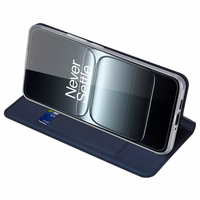 Dux Ducis Skin Pro atveriamas dėklas OnePlus 13T telefonui - mėlynas