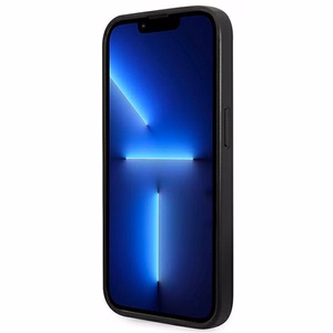 Guess GUHCP14XG4GLGR iPhone 14 Pro Max 6.7" pilkas/pilkas kietas dėklas 4G Stripe kolekcija