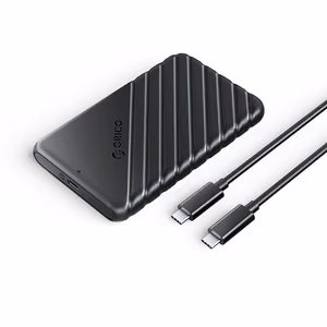 "Orico 25PW1C-C3" 2,5 colių HDD/SSD USB-C 3.1 6Gb/s diskinis kaupiklis - juodas