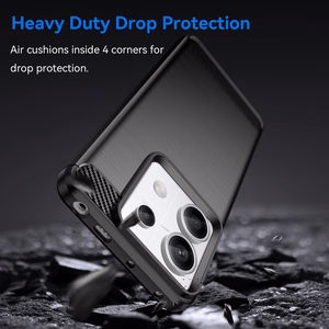 Dėklas telefonui Xiaomi Redmi Note 13 5G - juodas