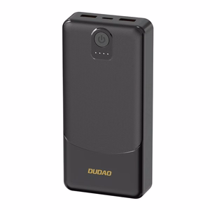 Išorinė baterija Dudao K10Pro 2.4A 20000mAh 2 x USB-A - juoda