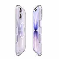 Spigen Ultra Hybrid Magnetinis dėklas telefonui iPhone 17 - Skaidrus ir baltas