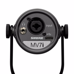 Shure MV7i – išmanusis mikrofonas su integruota garso sąsaja