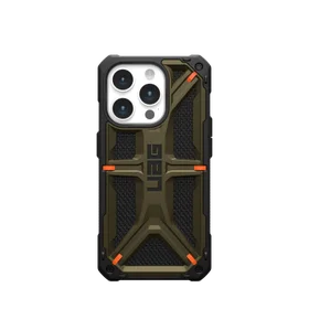 UAG Monarch dėklas telefonui iPhone 15 Pro - žalias kevlaras