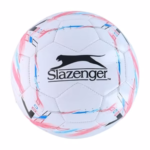 Slazenger futbolo kamuolys, 5 dydis, baltas / rožinis