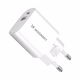 Įkroviklis Wozinsky (WGWCW) (1xUSB-C;1xUSB 3A 20W) baltas
