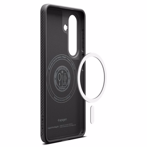 SPIGEN dėklas LIQUID AIR MAG, suderinamas su MagSafe, skirtas SAMSUNG S26 Plus, matinis, juodas