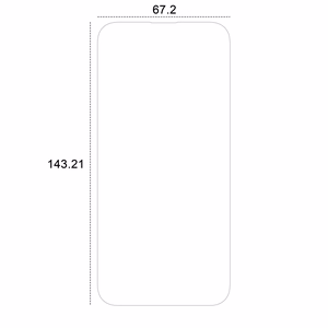 Etteri hybrid glass for iPhone 15 Pro 6,1"