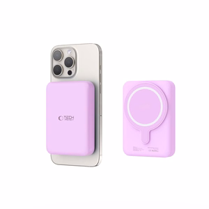 Tech-Protect LifeMag MagSafe PB11 10000mAh Išorinė baterija (f) - rožinė