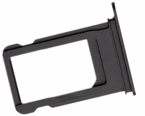 SIM kortelės laikiklis skirtas iPhone 7 Plus juodas (jet black)