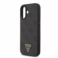 Guess 4G Dirželis Triangle Logo MagSafe dėklas for iPhone 17 - juodas