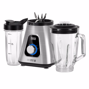 EASY EXPERT GO trintuvas, 1300 W, 1,5 l stiklinis indas ir 600 ml kelioninis puodelis