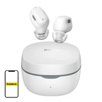 Ausinės "TWS Baseus Bowie WM01" (baltos spalvos)