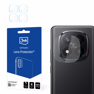 Hibridinis stiklas kameros objektyvui 3mk objektyvo apsauga Xiaomi Redmi Note 14 Pro+