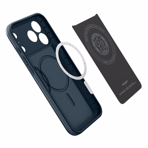 Spigen Thin Fit MagSafe dėklas, skirtas iPhone 17 Pro Max / 18 Pro Max, mėlynas