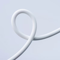 FORCELL F-ENERGY C346 kabelis Type C į Lightning PD 3A 27W Silicone 1 m baltas