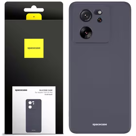 Spacecase Silikoninis dėklas Xiaomi 13T / 13T Pro juodas