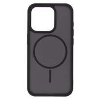 Magmat plonas dėklas Iphone 15 Pro juodas