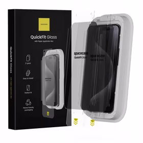 Spacecase Privatumo stiklas QuickFit Privacy Glass iPhone 15 Pro