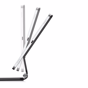 Dux Ducis klaviatūros (MK serijos) dėklas su „Bluetooth“ klaviatūra, skirtas Samsung Galaxy Tab S9+ / S8+ / S7+ – juodas