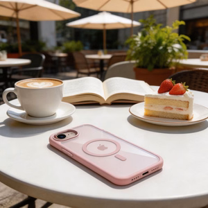 TECH-PROTECT MAGMAT MAGSAFE IPHONE 16E / 17E SOFT PINK/CLEAR