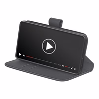 Puro atverčiamas dėklas su pinigine Samsung Galaxy S25 Ultra - juodas