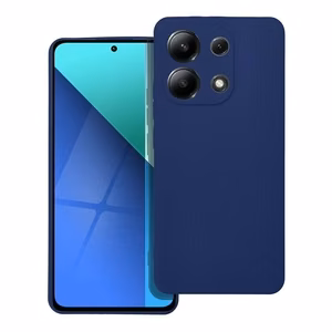 Minkštas dėklas telefonui XIAOMI Redmi Note 13 4G tamsiai mėlynas