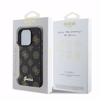 Guess Peony Script magnetinis dėklas iPhone 16 Pro - juodas