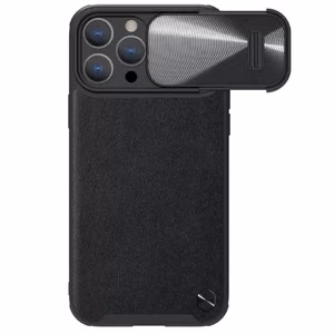 Nillkin CamShield S odinis dėklas telefonui Iphone 14 Pro juodas