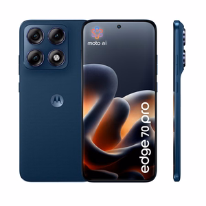 Motorola edge 70 pro 17,2 cm (6.78") Dviguba SIM jungtis Android 16.0 5G C tipo USB 8 GB 256 GB 6500 mAh Tamsiai mėlyna
