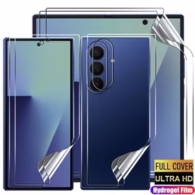 Apsauginis stikliukas "Flexible Clear HD" rinkinys 3in1 skirtas Samsung F956 Z Fold6 (Bulk)