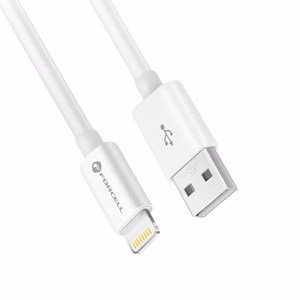 FORCELL F-ENERGY C703 kabelis USB A į Lightning MFi 2,4A 12W 1 m baltas