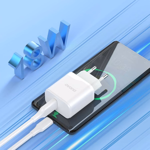 Dudao A20EU USB-A 18W sieninis įkroviklis - baltas + USB-A - USB-C kabelis
