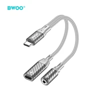 BWOO 2 in 1 Adapter Lightning / Type C to 3.5MM Jack BZ67