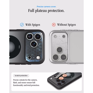 Spigen Ultra Hybrid MagSafe dėklas, skirtas iPhone 17 Pro Max / 18 Pro Max, klasikinės juodos spalvos