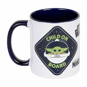 Star Wars The Mandalorian Baby Yoda keraminis puodelis dovanų dėžutėje, 300 ml