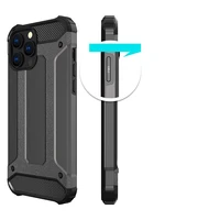 Hybrid Armor dėklas iPhone 14 Pro Max šarvuotas hibridinis dėklas juodas