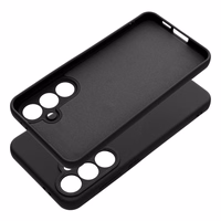 SILIKONINIS dėklas telefonui SAMSUNG S24 FE juodas