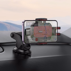 Automobilinis telefono laikiklis Hoco H65 (dashboard) juodas