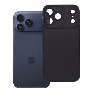 Dėklas iPhone 17 Pro Max / 18 Pro Max (žemas kameros kraštas) Matt 2.0 juodas