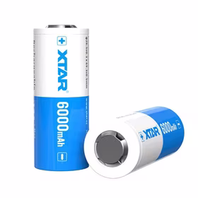 26650 3,6 V ličio jonų 6000 mAh baterija su apsauga