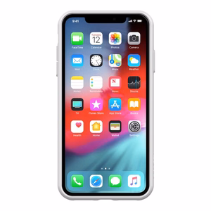 Incase Pop dėklas, skirtas iPhone XS / X, skaidrus ir dramblio kaulo spalvos