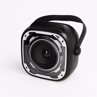 Blavec nešiojamas Bluetooth garsiakalbis WS-08 Karaoke Idol 8W su 2 mikrofonais juodas