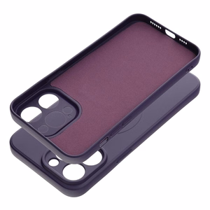 Silikoninis Mag Cover dėklas suderinamas su MagSafe IPHONE 14 Pro Max tamsiai violetinis