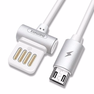 REMAX kabelis Waist Drum RC-082m - USB į Micro USB - pilkas