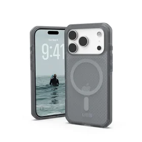 UAG Urban Armor Gear dėklas DOT suderinamas su MagSafe iPhone 17 Pro pelenų