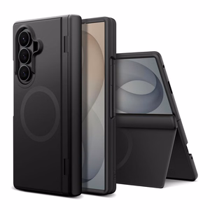 Tech-Protect Kevlar Aura dėklas, skirtas Samsung Galaxy Z Fold 8 Ultra, suderinamas su MagSafe – juodas