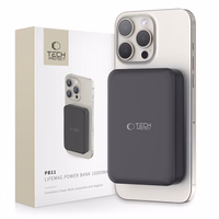 Tech-Protect LifeMag PB11 išorinė baterija su MagSafe 10000mAh 15W USB-C prievadas - juoda + USB-C kabelis