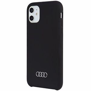 Audi Silikono dėklas telefonui iPhone 11 / Xr 6.1 – juodas